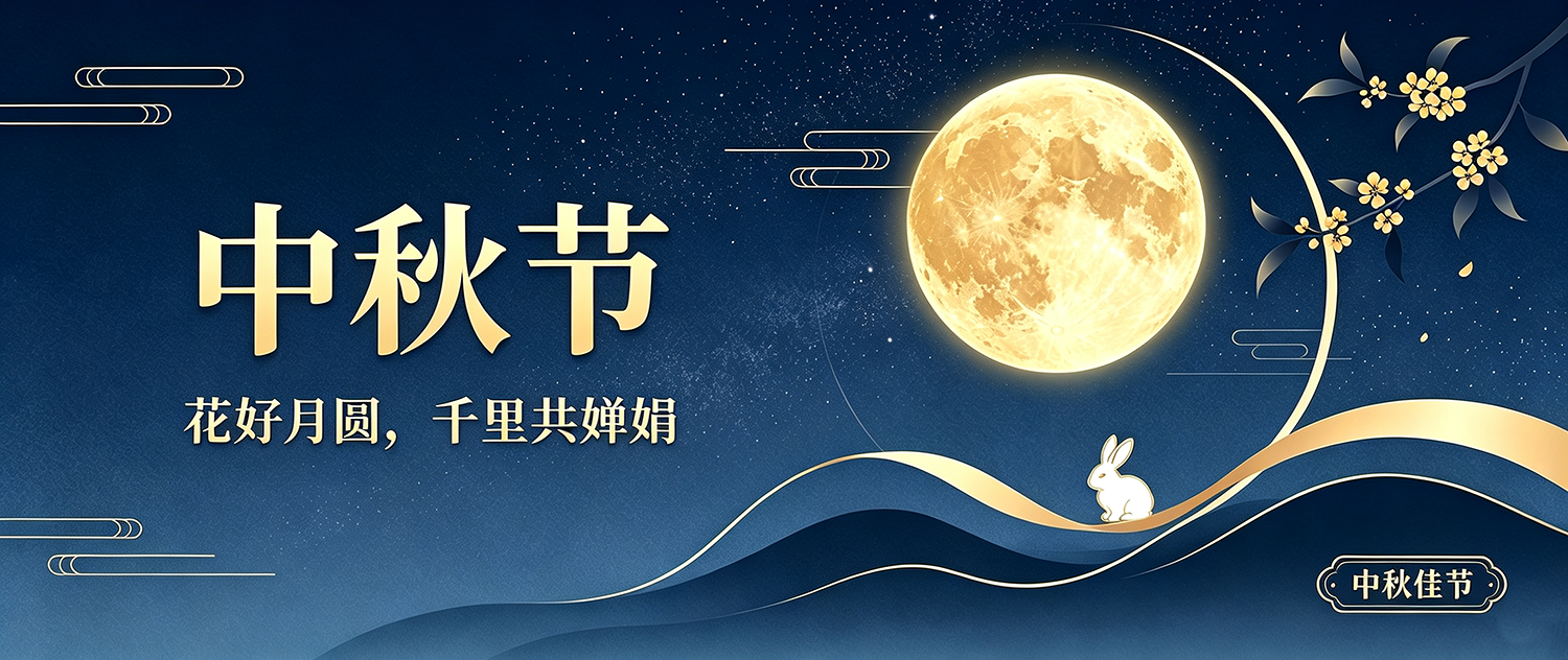 佳节话中秋，月圆人安康